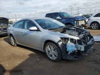 2010 Mazda Mazda6 i Touring Plus with VIN 1YVHZ8CH2A5M43421, listed as a Copart auction lot 51080595 with 70,966 mi miles and Salvage Title. Bid and sale history available at carsss.com. Image 4.