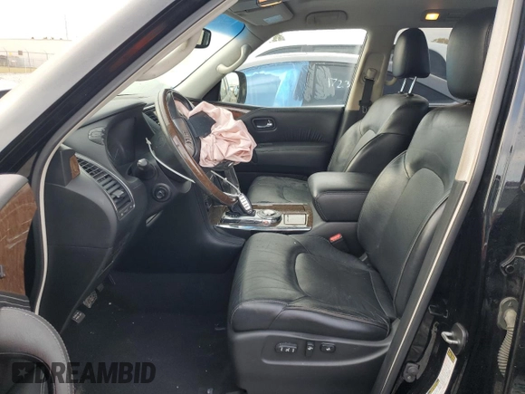 2015 Infiniti QX80 with VIN JN8AZ2NF3F9574006, listed as a Copart auction lot 46035175 with 184,830 mi miles and Salvage Title. Bid and sale history available at carsss.com. Image 7.