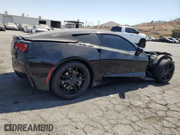 2019 Chevrolet Corvette 1LT with VIN 1G1YB2D73K5121961, listed as a Copart auction lot 67285134 with 48,447 mi miles and Salvage Title. Bid and sale history available at carsss.com. Image 3.
