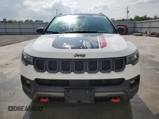 2023 Jeep Compass Trailhawk with VIN 3C4NJDDN5PT567737, listed as a Copart auction lot 61824665 with 43,843 mi miles and Clean title. Bid and sale history available at DreamBid. Image 5.
