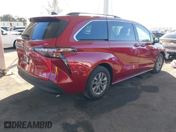 2023 Toyota Sienna LE z VIN 5TDKRKEC4PS139651, wystawiony jako IAAI lot #41310256 z przebiegiem 57 792 mil mil oraz . Historia ofert i sprzedaży dostępna na DreamBid. Obrazek 4.