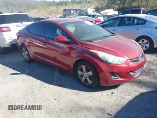 2013 Hyundai Elantra GLS with VIN 5NPDH4AE2DH349522, listed as a IAAI auction lot 41584011 with 198,217 mi miles and . Bid and sale history available at DreamBid. Image 1.