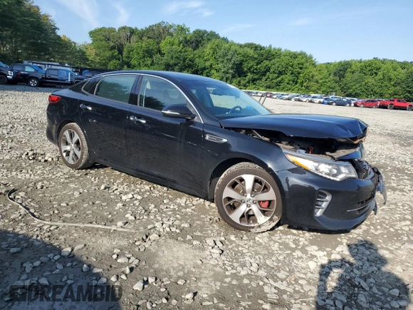 2017 Kia Optima SX with VIN 5XXGW4L2XHG144344, listed as a Copart auction lot 63154195 with 81,467 mi miles and Salvage title. Bid and sale history available at DreamBid. Image 4.