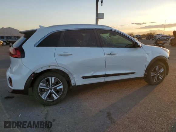 2022 Kia Niro LXS with VIN KNDCB3LC4N5549466, listed as a Copart auction lot 43571165 with 55,060 mi miles and Salvage Title. Bid and sale history available at carsss.com. Image 3.