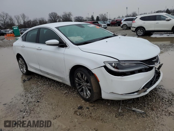 2015 Chrysler 200 Limited with VIN 1C3CCCAB4FN752287, listed as a Copart auction lot 85688124 with Not Provided miles and Non Repairable. Bid and sale history available at DreamBid. Image 4.