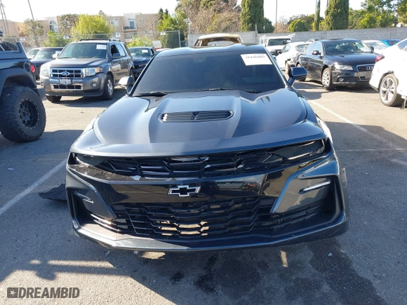 2019 Chevrolet Camaro 2SS with VIN 1G1FH1R74K0127242, listed as a IAAI auction lot 38446883 with 1 mi miles. Bid and sale history available at carsss.com. Image 12.