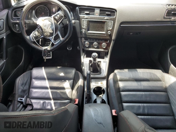 2015 Volkswagen Golf GTI S with VIN 3VW5T7AUXFM046767, listed as a Copart auction lot 68550004 with 131,022 mi miles and Salvage Title. Bid and sale history available at carsss.com. Image 8.