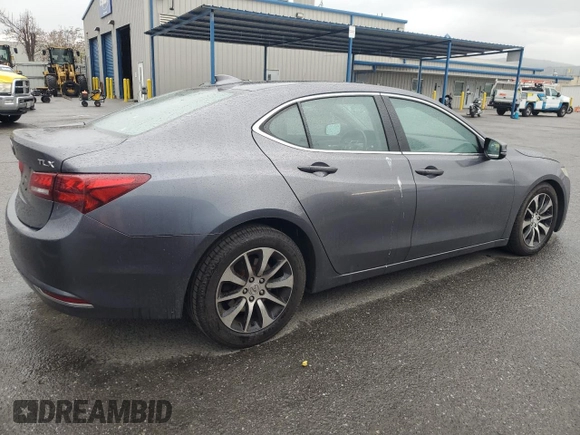 2017 Acura TLX w/Technology Pkg with VIN 19UUB1F5XHA001068, listed as a Copart auction lot 48588985 with 60,850 mi miles and Salvage Title. Bid and sale history available at carsss.com. Image 3.