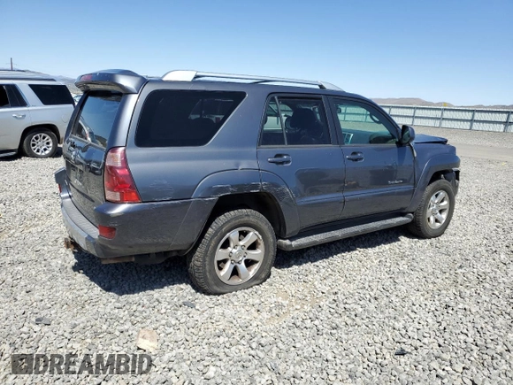 2005 Toyota 4Runner SR5 with VIN JTEBT14R658019588, listed as a Copart auction lot 55229825 with Not Provided miles and Salvage Title. Bid and sale history available at DreamBid. Image 3.