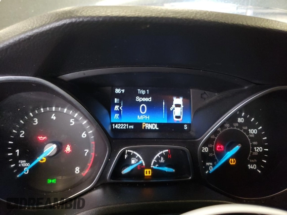 2016 Ford Focus SE with VIN 1FADP3F26GL397915, listed as a Copart auction lot 61568125 with 142,221 mi miles and Clean title. Bid and sale history available at DreamBid. Image 9.