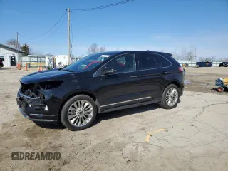 2020 Ford Edge Titanium with VIN 2FMPK4K99LBB44804, listed as a Copart auction lot 49007665 with 63,213 mi miles and Salvage Title. Bid and sale history available at carsss.com. Image 1.