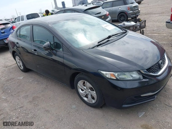 2015 Honda Civic Sedan LX with VIN 19XFB2F53FE067744, listed as a IAAI auction lot 42082935 with 151,553 mi miles. Bid and sale history available at carsss.com. Image 1.