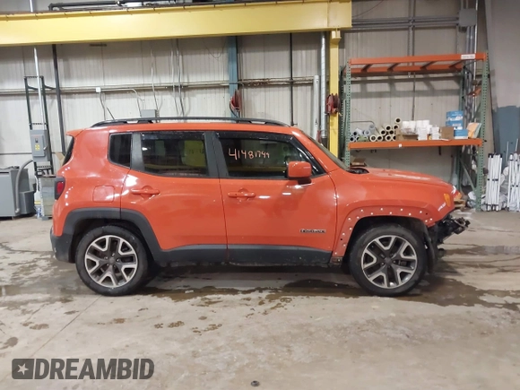 2016 Jeep Renegade Latitude with VIN ZACCJABT1GPD63452, listed as a IAAI auction lot 41481749 with 97,246 mi miles and . Bid and sale history available at DreamBid. Image 14.