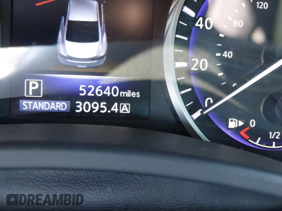 2018 Infiniti Q60 Sport with VIN JN1EV7EK5JM341188, listed as a IAAI auction lot 41990535 with 52,640 mi miles and . Bid and sale history available at DreamBid. Image 15.