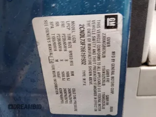 2006 Chevrolet Equinox LT z VIN 2CNDL73F766191932, wystawiony jako Copart lot #55646155 z przebiegiem 268 206 mil mil oraz Szkoda całkowita • Salvage title. Historia ofert i sprzedaży dostępna na DreamBid. Obrazek 13.