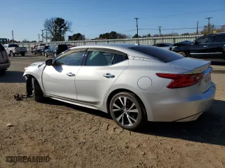 2017 Nissan Maxima SV with VIN 1N4AA6AP5HC443129, listed as a Copart auction lot 87247314 with 91,940 mi miles and Salvage Title. Bid and sale history available at carsss.com. Image 2.