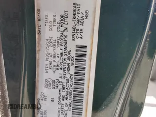 1999 Toyota Tacoma z VIN 4TANL42N5XZ453478, wystawiony jako Copart lot #56711635 z przebiegiem 197 412 mil mil oraz Szkoda całkowita • Salvage title. Historia ofert i sprzedaży dostępna na DreamBid. Obrazek 12.