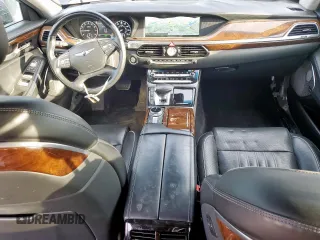 2018 Genesis G90 Premium z VIN KMHG34JA5JU037569, wystawiony jako Copart lot #58182965 z przebiegiem 90 361 mil mil oraz Szkoda całkowita • Salvage title. Historia ofert i sprzedaży dostępna na DreamBid. Obrazek 8.