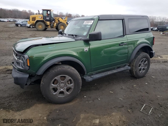 2022 Ford Bronco with VIN 1FMDE5AH6NLB18964, listed as a Copart auction lot 82989974 with 40,029 mi miles and Salvage Title. Bid and sale history available at carsss.com. Image 1.