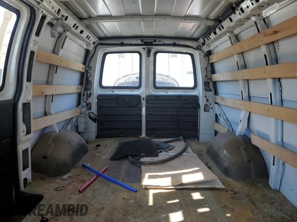 2018 Chevrolet Express Cargo Van with VIN 1GCWGAFG7J1912491, listed as a Copart auction lot 47119905 with 142,521 mi miles and Salvage Title. Bid and sale history available at carsss.com. Image 10.