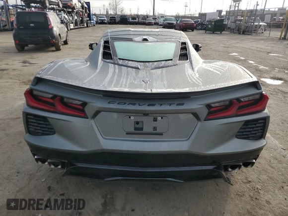2022 Chevrolet Corvette 2LT with VIN 1G1YB2D49N5109954, listed as a Copart auction lot 43973275 with 44,566 mi miles and Salvage Title. Bid and sale history available at carsss.com. Image 6.