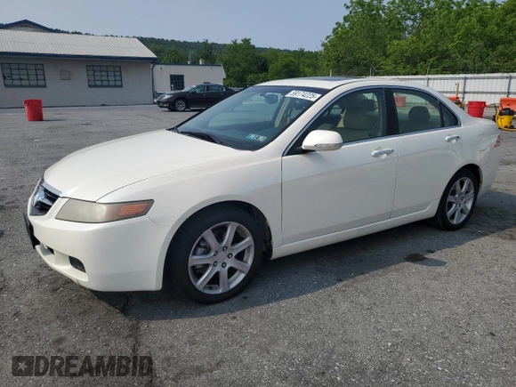 2005 Acura TSX with VIN JH4CL96975C035489, listed as a Copart auction lot 59174225 with 208,042 mi miles and Salvage title. Bid and sale history available at DreamBid. Image 1.