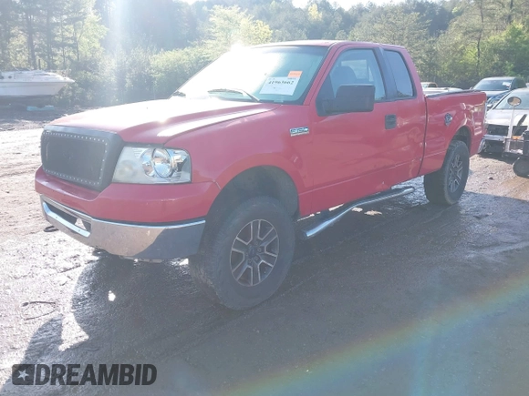 2005 Ford F-150 XLT with VIN 1FTPX12525FA79927, listed as a IAAI auction lot 41963662 with 331,304 mi miles. Bid and sale history available at carsss.com. Image 2.