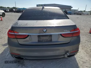 2017 BMW 7 Series 740i xDrive with VIN WBA7E4C31HGV23346, listed as a Copart auction lot 49840905 with 155,047 mi miles and Salvage Title. Bid and sale history available at carsss.com. Image 6.