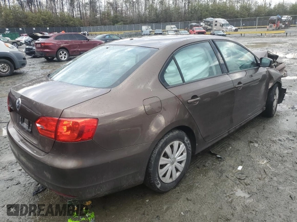 2014 Volkswagen Jetta Sedan S with VIN 3VW1K7AJ5EM321838, listed as a Copart auction lot 43327225 with 110,941 mi miles and Salvage Title. Bid and sale history available at carsss.com. Image 3.