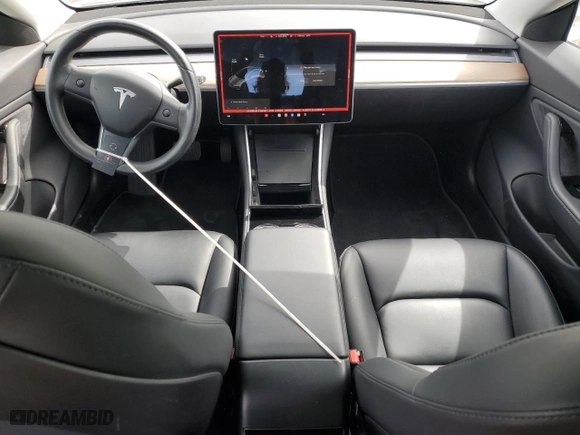 2018 Tesla Model 3 Long Range Battery with VIN 5YJ3E1EA1JF158257, listed as a Copart auction lot 49722065 with 48,657 mi miles and Salvage Title. Bid and sale history available at carsss.com. Image 8.