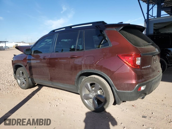 2021 Honda Passport Touring z VIN 5FNYF7H94MB008364, wystawiony jako Copart lot #45971775 z przebiegiem 23 583 mil mil oraz Szkoda całkowita • Salvage title. Historia ofert i sprzedaży dostępna na DreamBid. Obrazek 2.