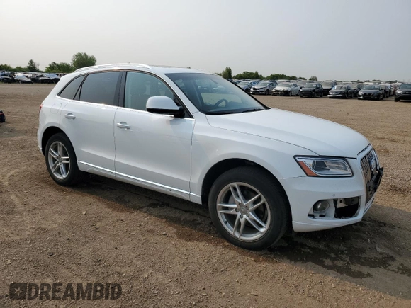 2017 Audi Q5 Premium Plus with VIN WA1L2AFP6HA016351, listed as a Copart auction lot 59000705 with 73,907 mi miles and Salvage title. Bid and sale history available at DreamBid. Image 4.