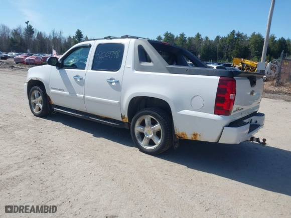 2007 Chevrolet Avalanche LTZ with VIN 3GNFK12347G281010, listed as a IAAI auction lot 42069798 with 203,042 mi miles. Bid and sale history available at carsss.com. Image 3.