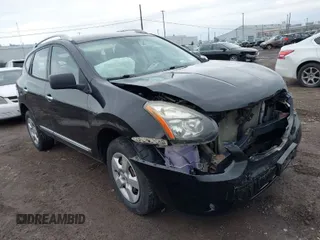 2015 Nissan Rogue S with VIN JN8AS5MV4FW755485, listed as a IAAI auction lot 41933170 with 87,527 mi miles and . Bid and sale history available at DreamBid. Image 1.