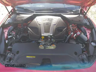 2017 Infiniti Q60 Red Sport 400 with VIN JN1FV7EK0HM610664, listed as a IAAI auction lot 40728910 with 89,817 mi miles and . Bid and sale history available at carsss.com. Image 10.
