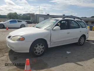 2000 Hyundai Elantra with VIN KMHJW35FXYU180041, listed as a Copart auction lot 63281285 with 132,766 mi miles and Salvage title. Bid and sale history available at DreamBid. Image 1.