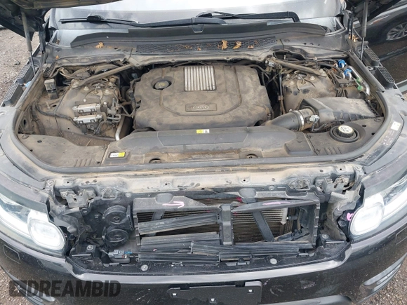 2016 Land Rover Range Rover Sport V6 Diesel HSE with VIN SALWR2KFXGA583834, listed as a IAAI auction lot 41882049 with 123,235 mi miles. Bid and sale history available at carsss.com. Image 10.
