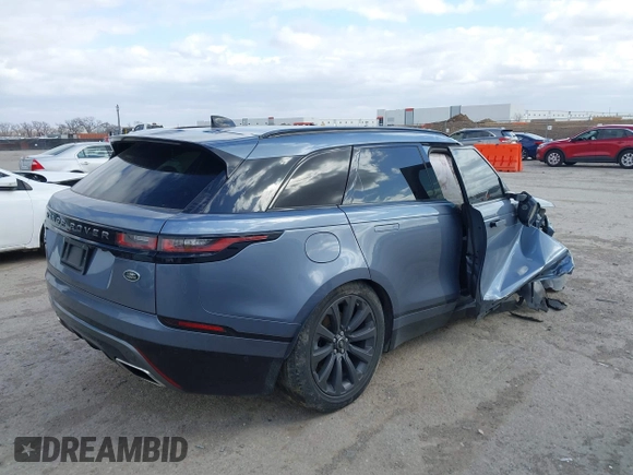 2019 Land Rover Range Rover Velar R-Dynamic SE with VIN SALYL2FV3KA227942, listed as a IAAI auction lot 41701785 with 41,160 mi miles and . Bid and sale history available at DreamBid. Image 4.