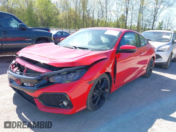 2018 Honda Civic Si Coupe with VIN 2HGFC3A59JH752808, listed as a IAAI auction lot 42018770 with 83,451 mi miles. Bid and sale history available at carsss.com. Image 18.