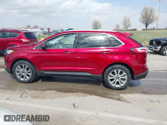 2019 Ford Edge Titanium with VIN 2FMPK4K95KBC76005, listed as a IAAI auction lot 41827772 with 39,476 mi miles. Bid and sale history available at carsss.com. Image 14.
