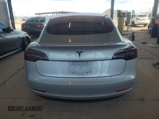 2018 Tesla Model 3 Long Range Battery with VIN 5YJ3E1EA2JF016631, listed as a Copart auction lot 55527095 with 129,547 mi miles and Salvage Title. Bid and sale history available at DreamBid. Image 6.