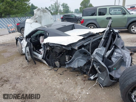 2022 Chevrolet Corvette 2LT with VIN 1G1YB3D43N5104612, listed as a IAAI auction lot 42306281 with Not provided miles and . Bid and sale history available at DreamBid. Image 3.