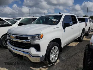 2022 Chevrolet Silverado 1500 LT with VIN 1GCPDDEK5NZ641474, listed as a Copart auction lot 77832644 with Not Provided miles and Salvage Title. Bid and sale history available at DreamBid. Image 1.
