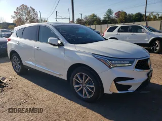 2020 Acura RDX w/Technology Pkg with VIN 5J8TC2H53LL038083, listed as a Copart auction lot 72711323 with 55,685 mi miles. Bid and sale history available at carsss.com. Image 4.