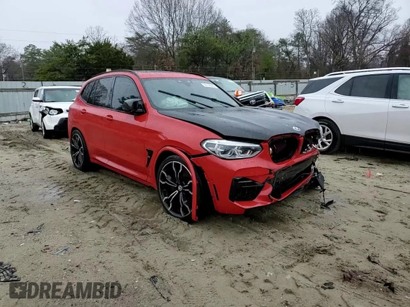 2021 BMW X3 M z VIN 5YMTS0C05M9H64439, wystawiony jako Copart lot #50178655 z przebiegiem Nie podano mil oraz Szkoda całkowita • Salvage title. Historia ofert i sprzedaży dostępna na DreamBid. Obrazek 12.