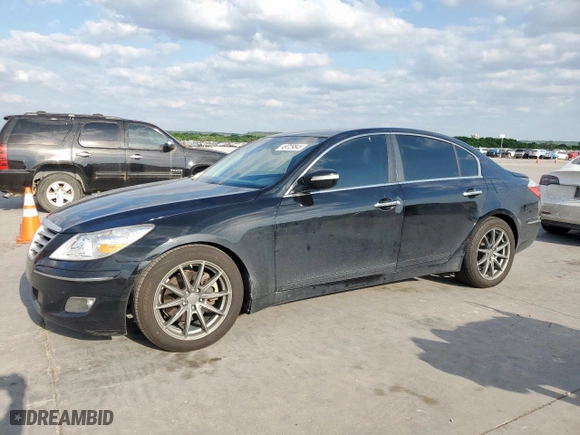2010 Hyundai Genesis with VIN KMHGC4DEXAU109400, listed as a Copart auction lot 49729845 with 156,529 mi miles and Salvage Title. Bid and sale history available at carsss.com. Image 1.