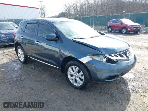 2014 Nissan Murano S with VIN JN8AZ1MW7EW503919, listed as a IAAI auction lot 41622272 with 136,590 mi miles and . Bid and sale history available at DreamBid. Image 1.