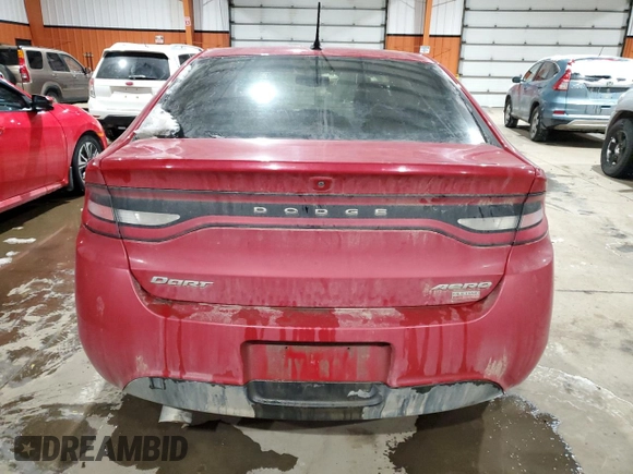 2014 Dodge Dart Aero with VIN 1C3CDFDH8ED696017, listed as a Copart auction lot 43477975 with 148,984 mi miles and Salvage Title. Bid and sale history available at carsss.com. Image 6.