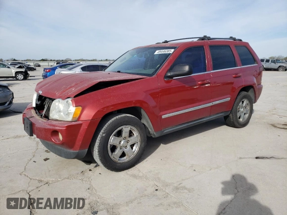 2006 Jeep Grand Cherokee Limited with VIN 1J4HS58N96C103641, listed as a Copart auction lot 49446385 with 169,335 mi miles and Salvage title. Bid and sale history available at DreamBid. Image 1.