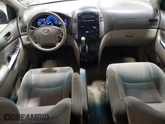 2008 Toyota Sienna CE with VIN 5TDZK23C58S191376, listed as a Copart auction lot 53184295 with 143,793 mi miles and Salvage Title. Bid and sale history available at carsss.com. Image 8.